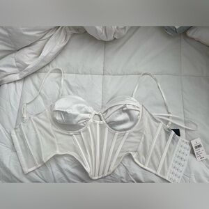 Windsor white corset top